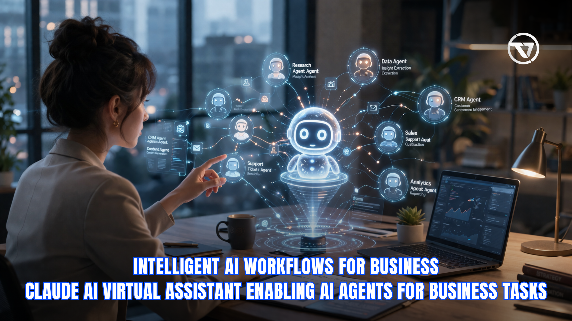 How Claude AI Virtual Assistant Builds AI Agents for Business Tasks
