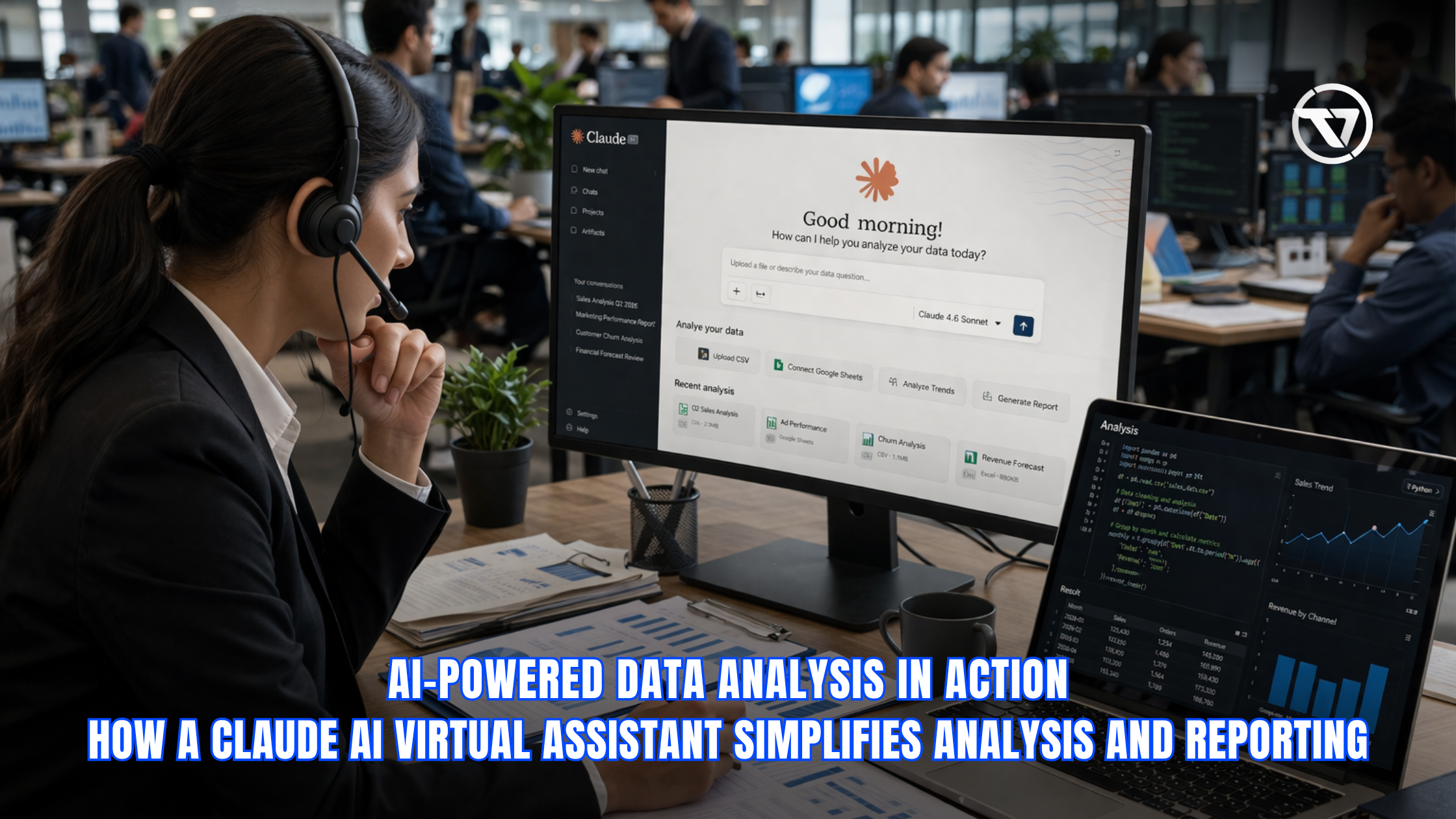 How Businesses Automate Data Analysis with Claude AI Virtual Assistant