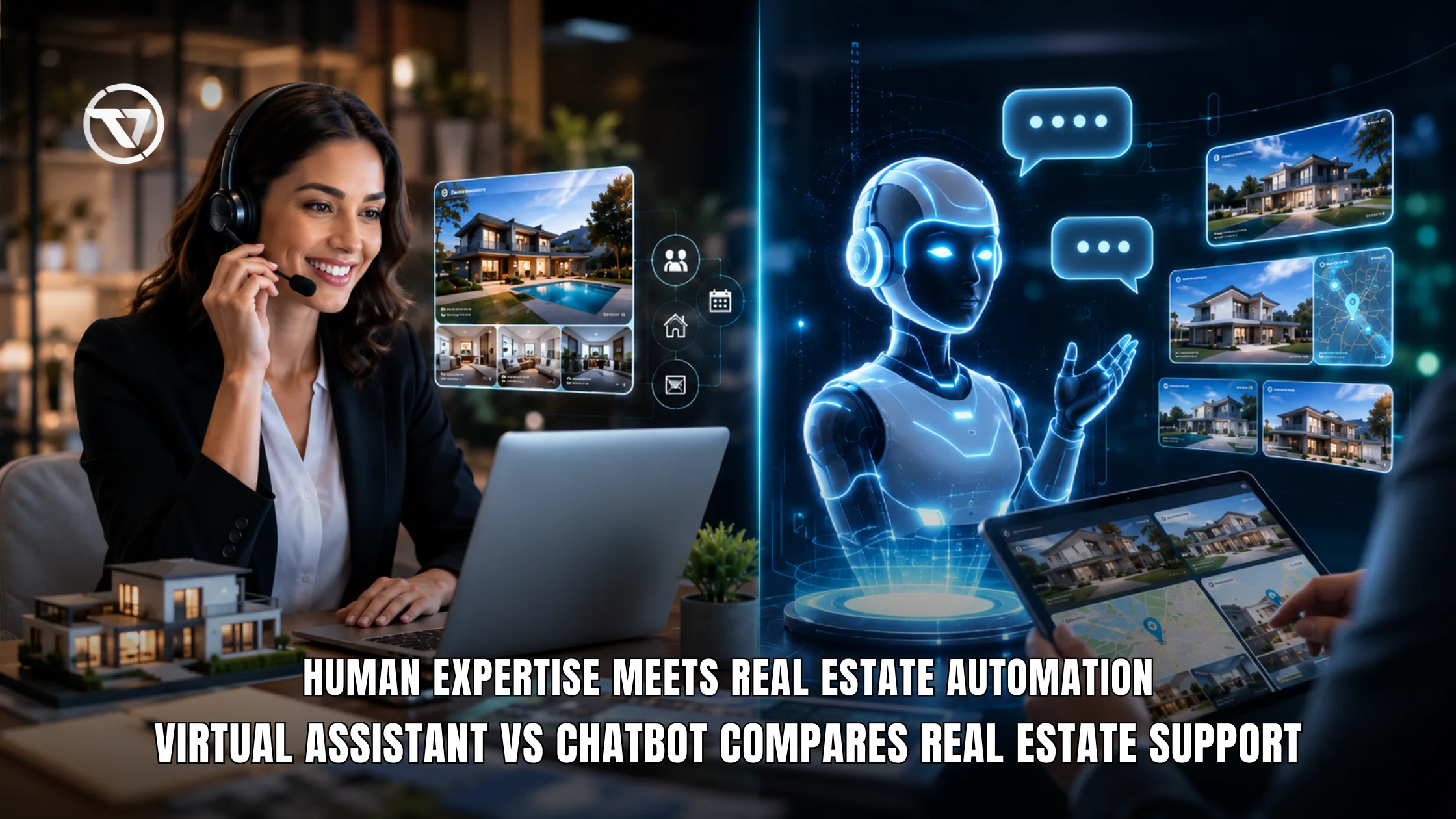Virtual Assistant vs Chatbot for Real Estate: Key Differences 2026