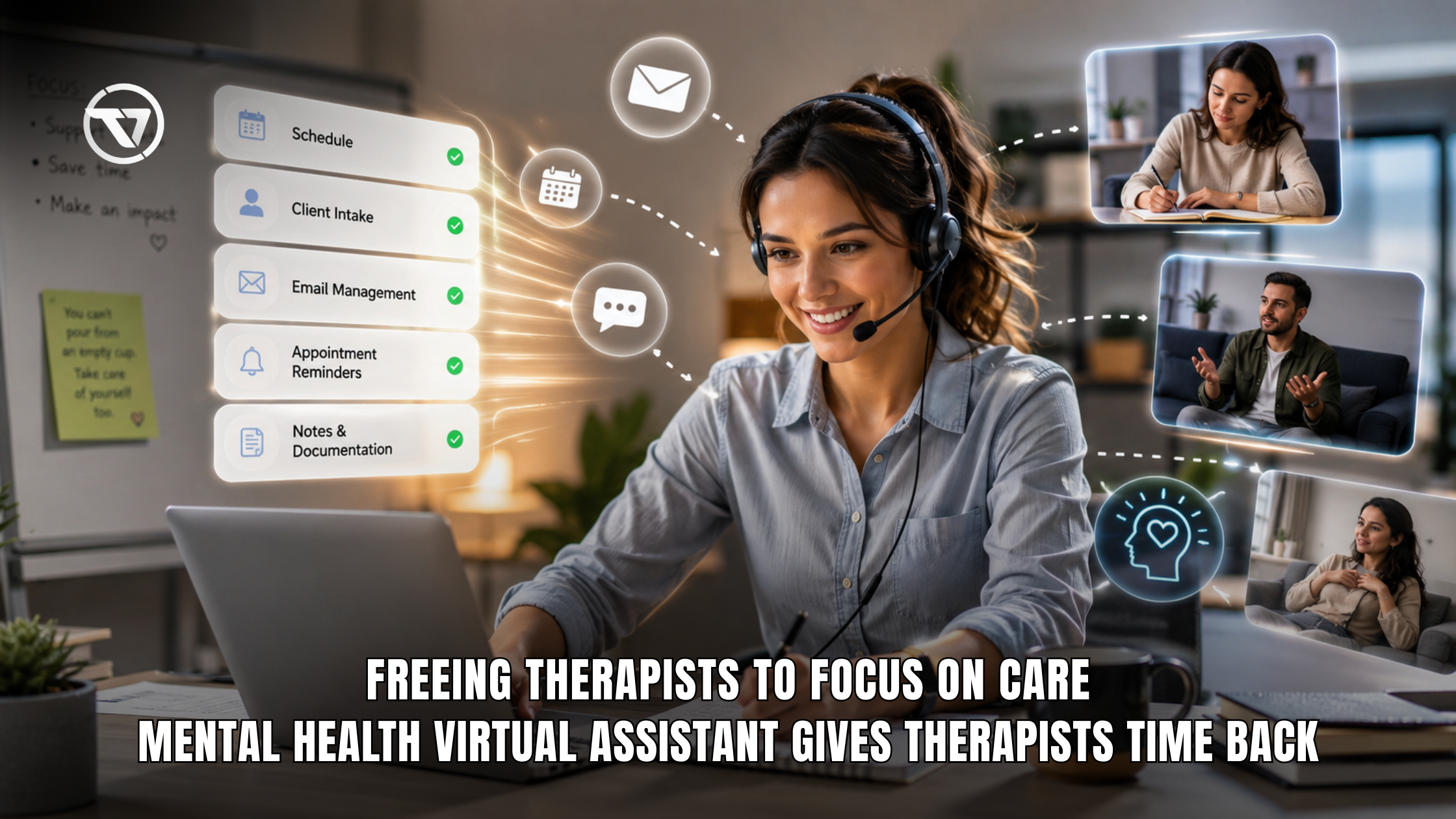 How a Mental Health Virtual Assistant Saves Therapists' Hours Every Week