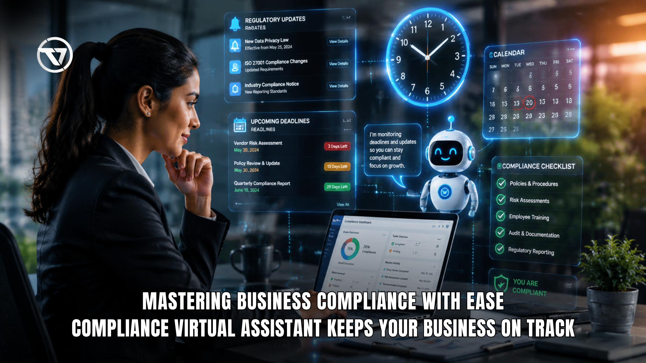 How a Compliance Virtual Assistant Helps Track Regulatory Deadlines and Updates
