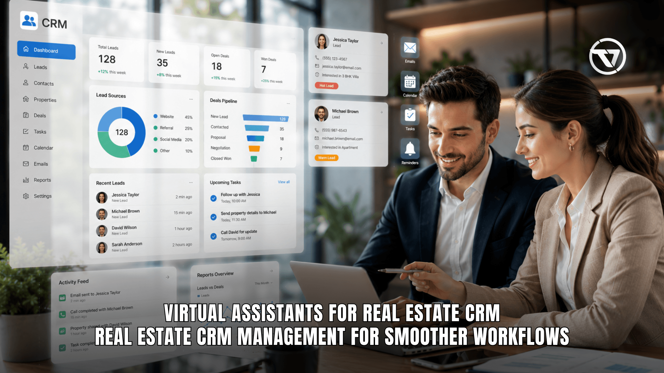 Real Estate CRM Management By A VA