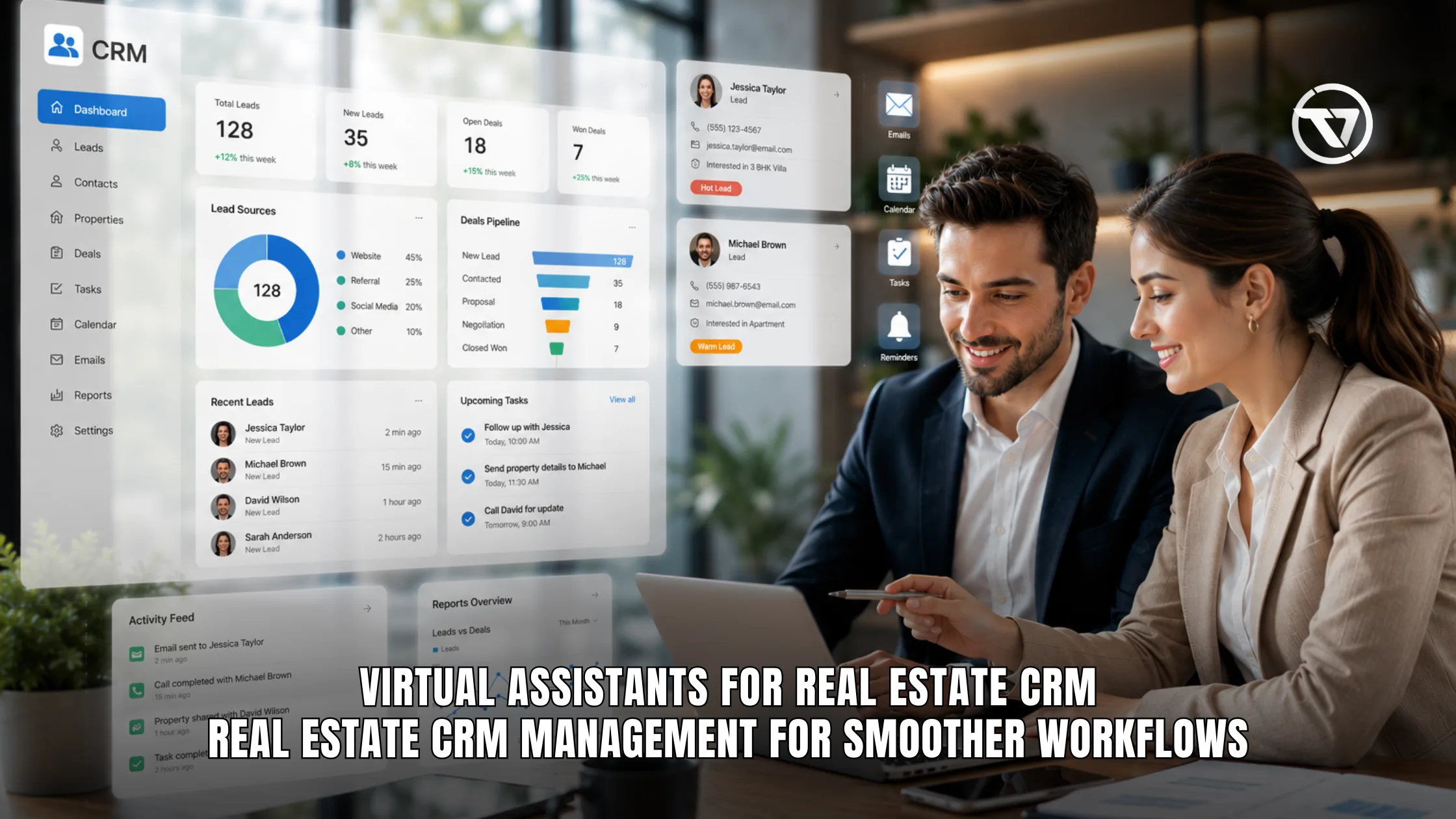 Real Estate CRM Management By A VA
