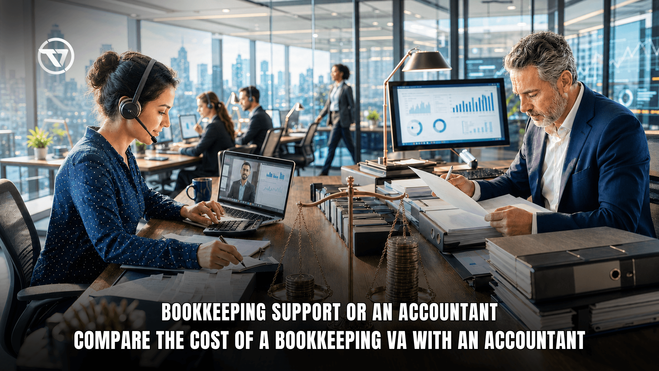 Bookkeeping VA vs Hiring an Accountant: Cost and Scope Comparison