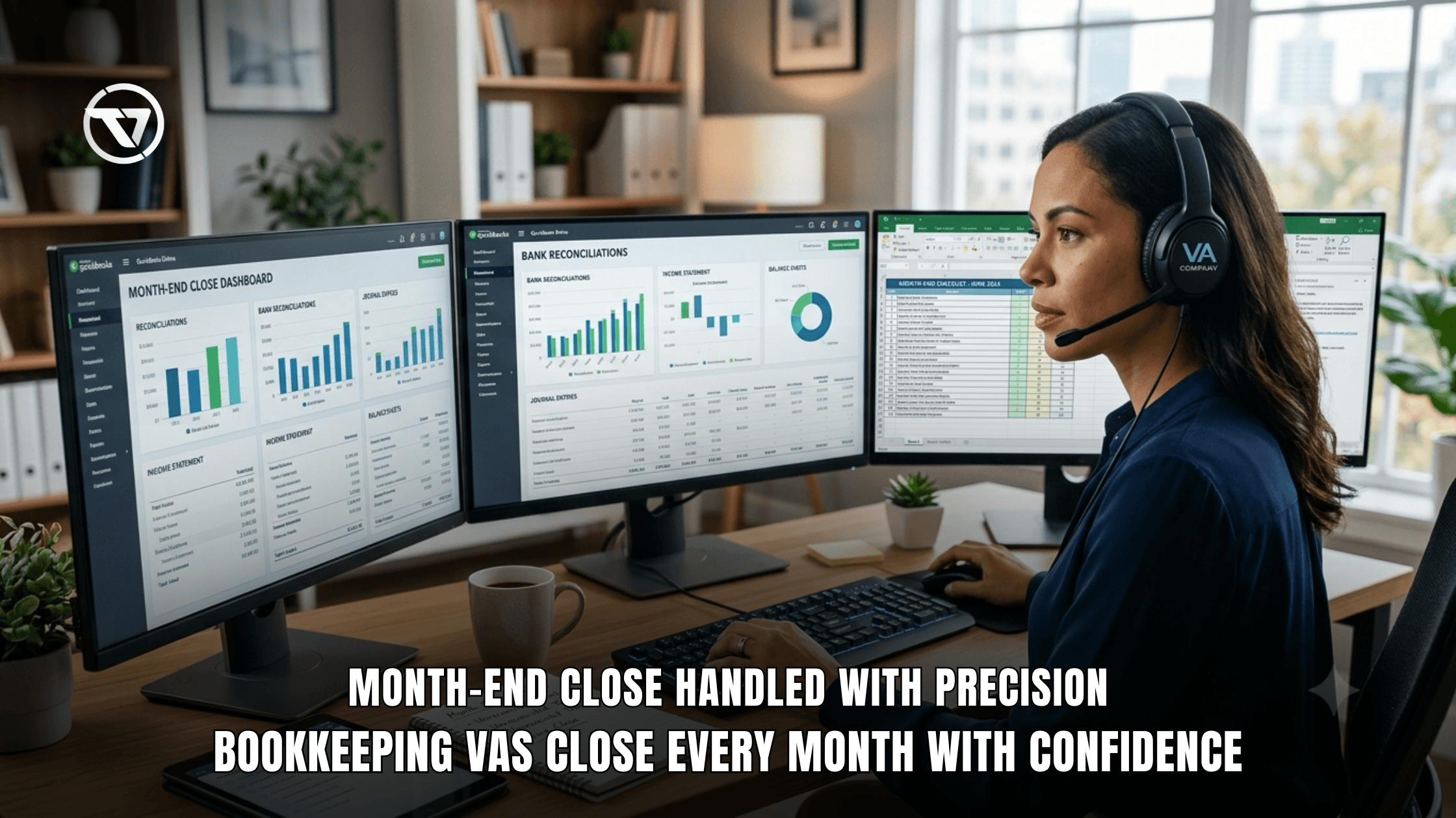 How Bookkeeping VAs Handle Month-End Close