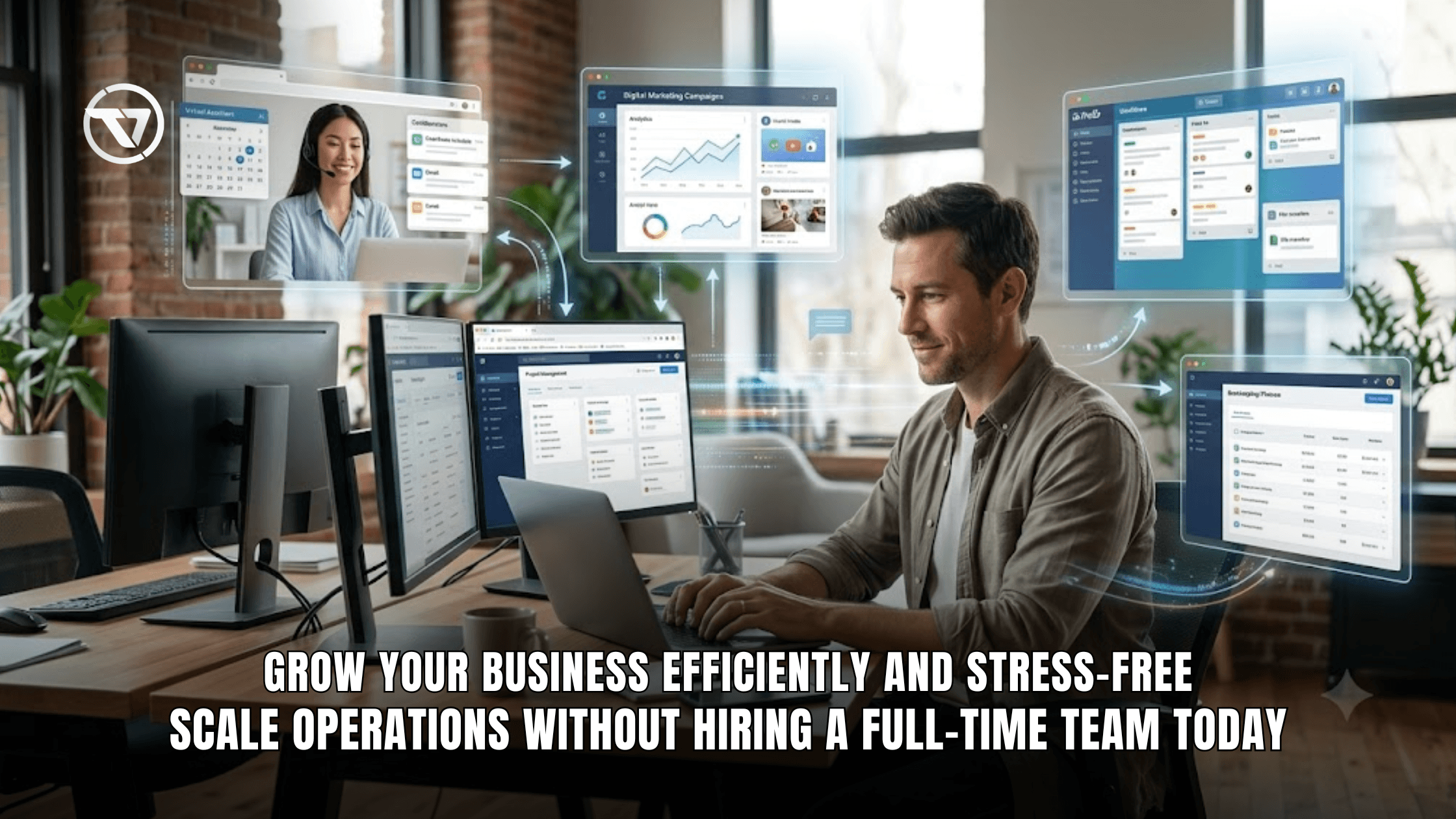 How to Scale Operations Without Hiring a Full-Time Team