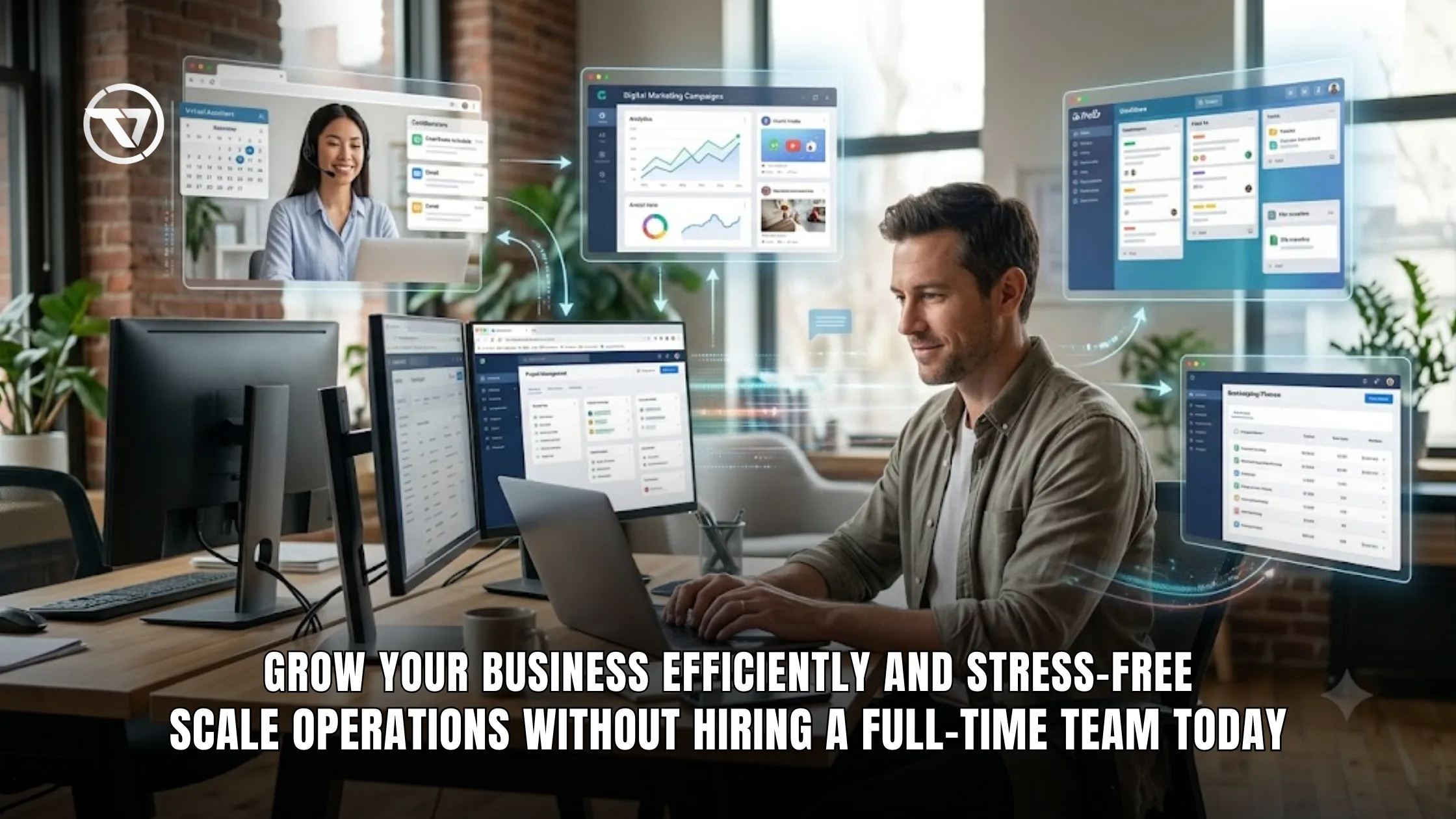 How to Scale Operations Without Hiring a Full-Time Team